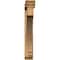 Ekena Millwork Imperial Traditional Rough Sawn Bracket w/ Offset Brace, Western Red Cedar, 6"W x 40"D x 40"H BKT0604X40X40IMP01RWR - alternate 3